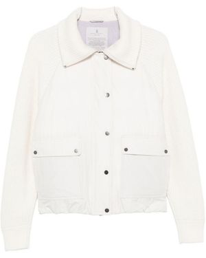 Brunello Cucinelli Short Down Jacket - White