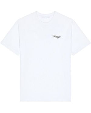 Givenchy Stamp Print Cotton T-Shirt - White