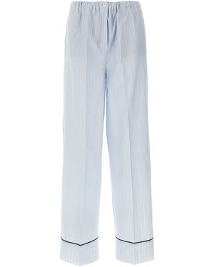 Prada Cotton Casual Pants - White