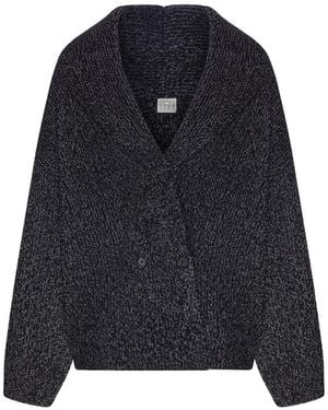 TOTEME Wool Blend Cardigan - Blue
