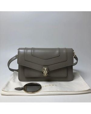 BVLGARI Pre-Loved Bag Very Good Condition - Gray