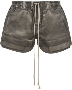 Rick Owens 'Fog Boxers' Shorts - Gray
