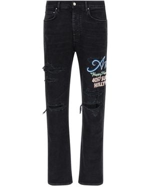 Amiri Neon Lights' Jeans - Blue