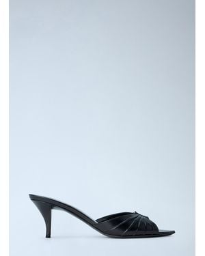 Saint Laurent Babylone Heeled Sandals - Black