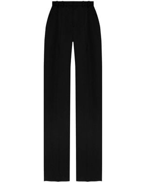 Saint Laurent Straight Leg Pants - Black