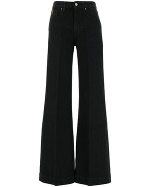 Jacob Cohen Pant 5Pkt Wide Leg Palazzo High Waist Jackie - Black