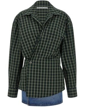Alexander Wang Wallet Shirt Dress Dresses - Green