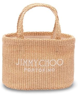 Jimmy Choo Exclusive Edition Portofino Mini Tote - White