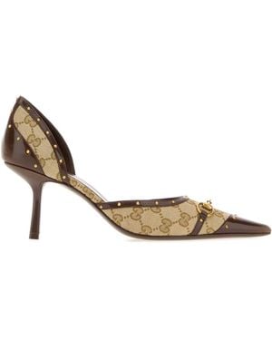 Gucci Gg Fabric Savory Pumps - Multicolor