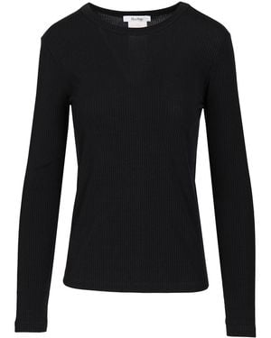 Max Mara Silk And Lyocell Sweater - Black