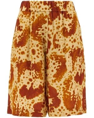Dries Van Noten 'Pomy Bis' Bermuda Shorts - Orange