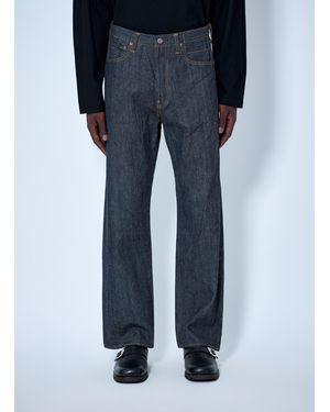 Visvim Social Sculpture 01 Wide Mud Jeans - Blue