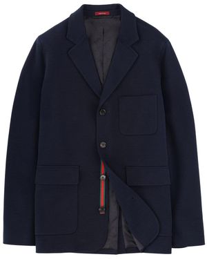 Gucci Single Breasted Jacket - Blue