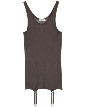 Lemaire Wool Tank Top - Brown