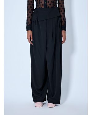 Dries Van Noten Parong Wide Pants - Black