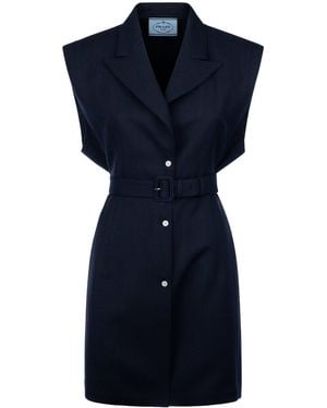 Prada Clothing Blazers & Gilets - Blue