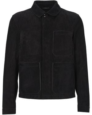 Tom Ford Suede Field Jacket - Black