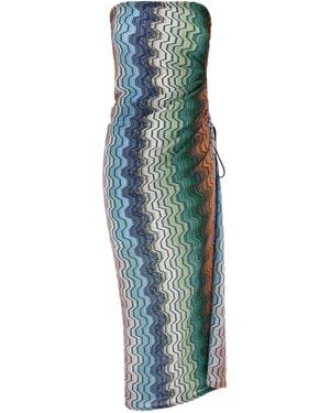 Missoni Greek Motif Cover-Up Dress - Green