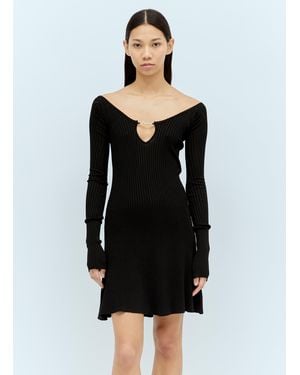 JACQUEMUS LA MINI ROBE PRALU ショートドレス JACQUEMUSのLes Classiquesコレクション ブラック La mini robe