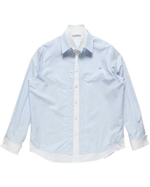 Acne Studios Cotton Shirt - Blue