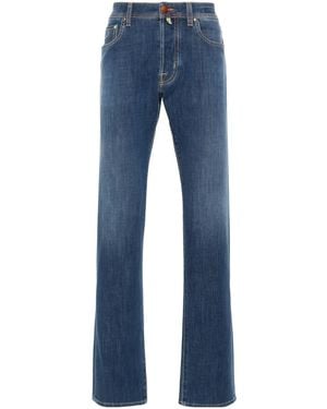 Jacob Cohen Cotton Blend Bard Jeans - Blue
