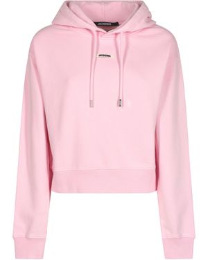 Jacquemus Le Hoodie Gros Grain - Pink