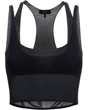 Gucci Viscose Bralette - Black