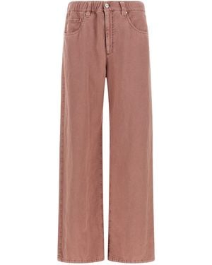 Brunello Cucinelli 'Contemporary' Pants - Pink
