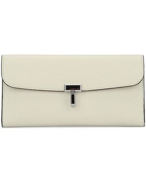 TOTEME T-Lock Wallet - Natural