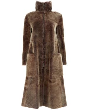 Giorgio Armani Fur Coat - Brown