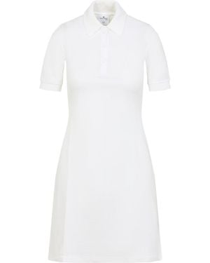 Courreges Pique Polo Dress - White
