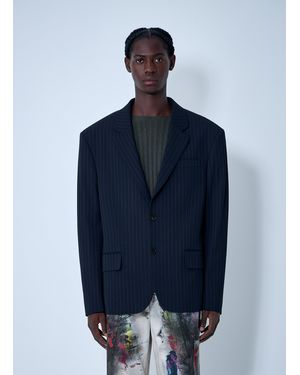 Acne Studios Single-Breasted Blazer - Blue
