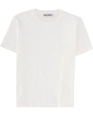 Our Legacy Solid Crew Neck T-Shirt - White