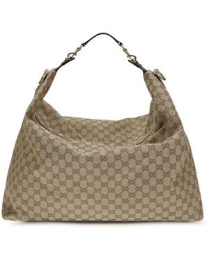 Gucci Large Brera Shoulder Bag - Natural