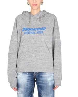DSquared² Heathered Hoodie - Gray