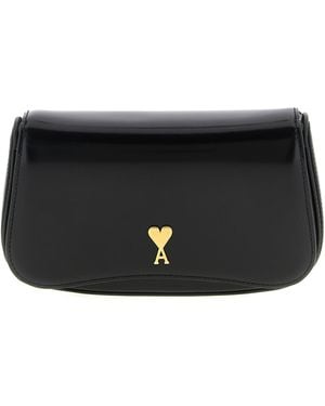 Ami Paris Paris Paris Crossbody Bags Black