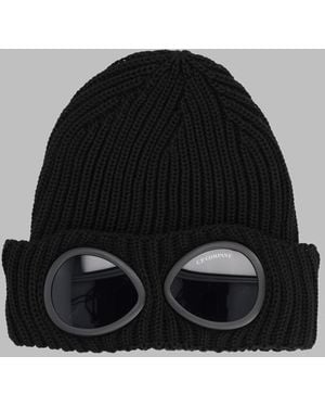 C.P. Company Berretto Con Occhiale - Black