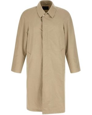 Prada Cotton Trench Coat - Natural