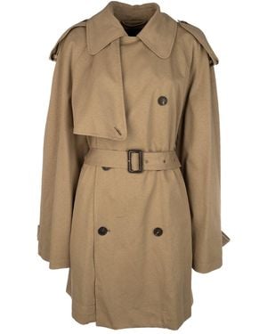 Balenciaga Clothing Coats - Natural