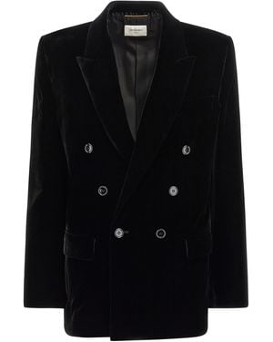 Saint Laurent 'Cassandre' Blazer - Black