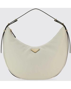 Prada Arqui¨ Leather Hobo Bag - Metallic