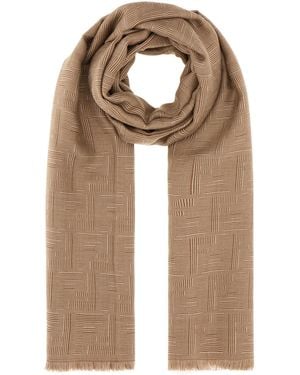 Fendi Accessories Scarves & Shawls - Natural
