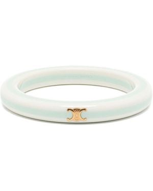 Celine Bangle Bracelet - White