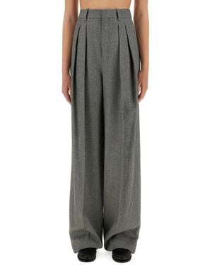 Saint Laurent Wide-Leg Pants - Multicolor