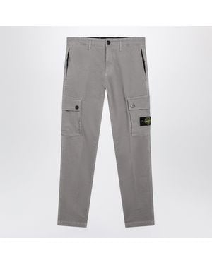 Stone Island Cotton Cargo Pants - Gray