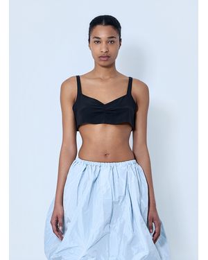 Prada Structured Bralette Top - White
