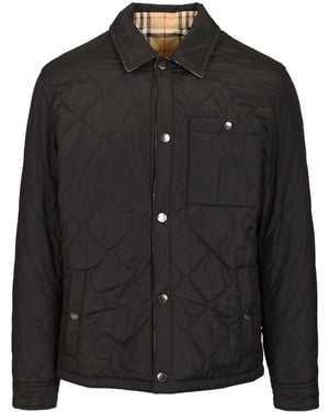 Burberry Reversible Quilted Nylon Overshirt - Black