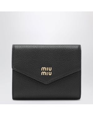 Miu Miu Small Calfskin Wallet - Black