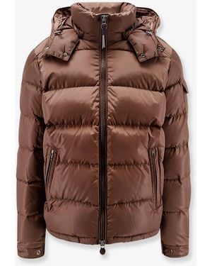 Moncler Recycled Material Maya Down Jacket - Brown