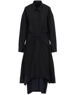Balenciaga Maxi Patched Shirt - Black